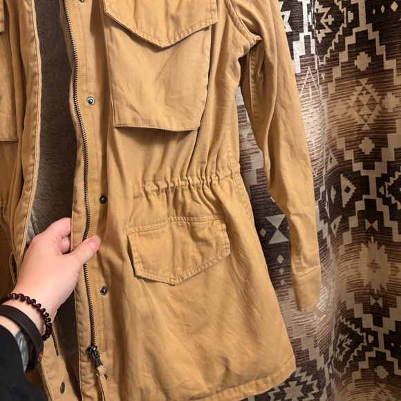 Women’s Versona Fur Lined Cargo Jacket, Size L, 100% Cotton - Picture 8 of 11